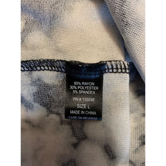 Cure NWOT Size Large Women's44 Marbled Long Sleeve Top - Picture 5 of 5